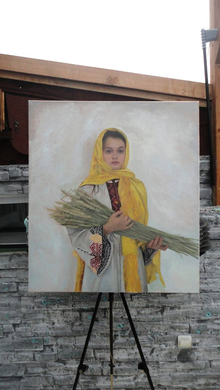 Original Figurative Portrait Painting by Radosveta Zhelyazkova