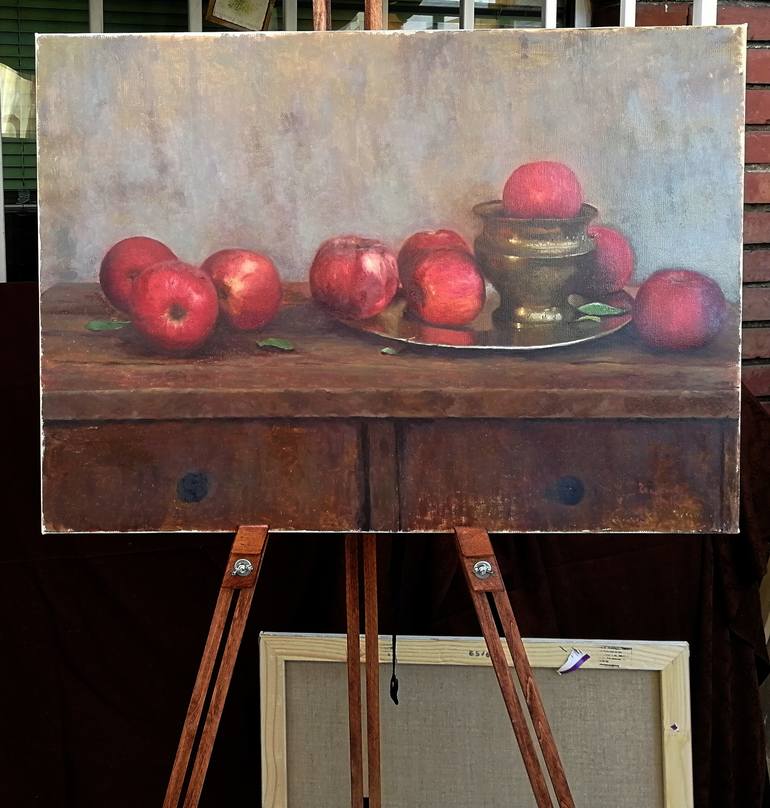 Original Fine Art Still Life Painting by Radosveta Zhelyazkova