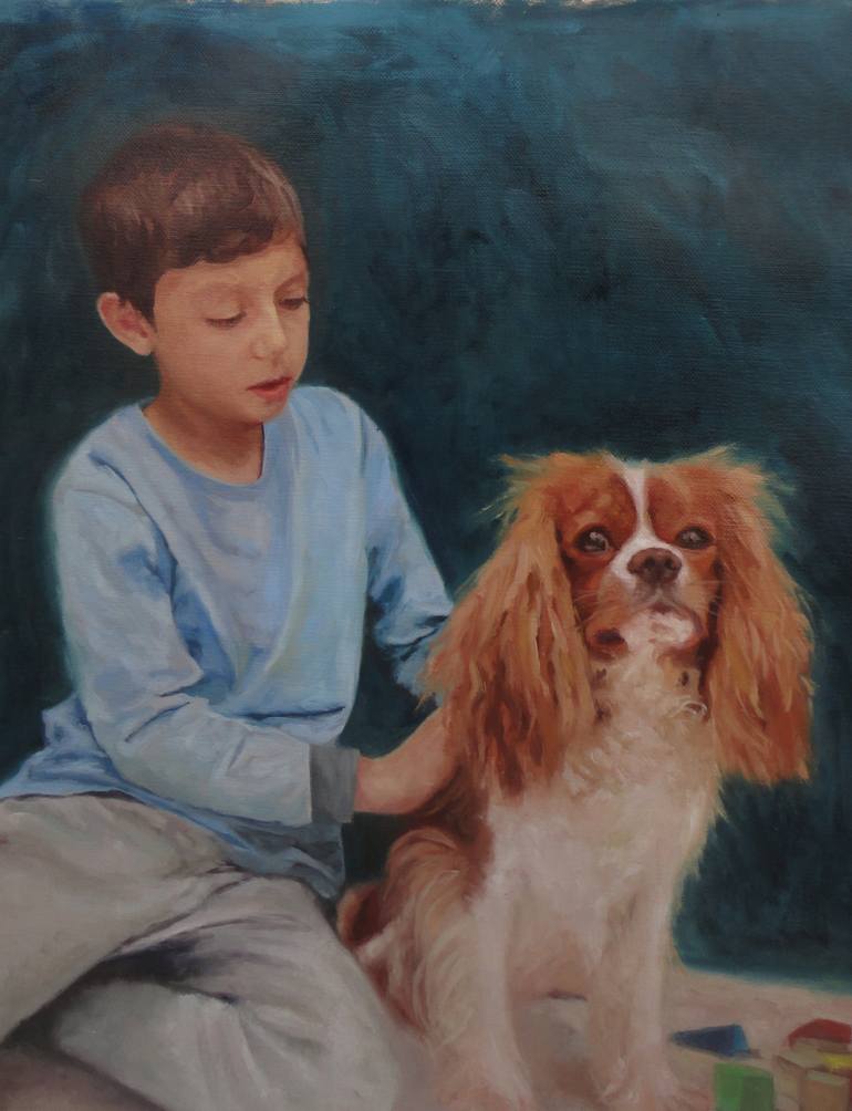 Original Figurative People Painting by Radosveta Zhelyazkova