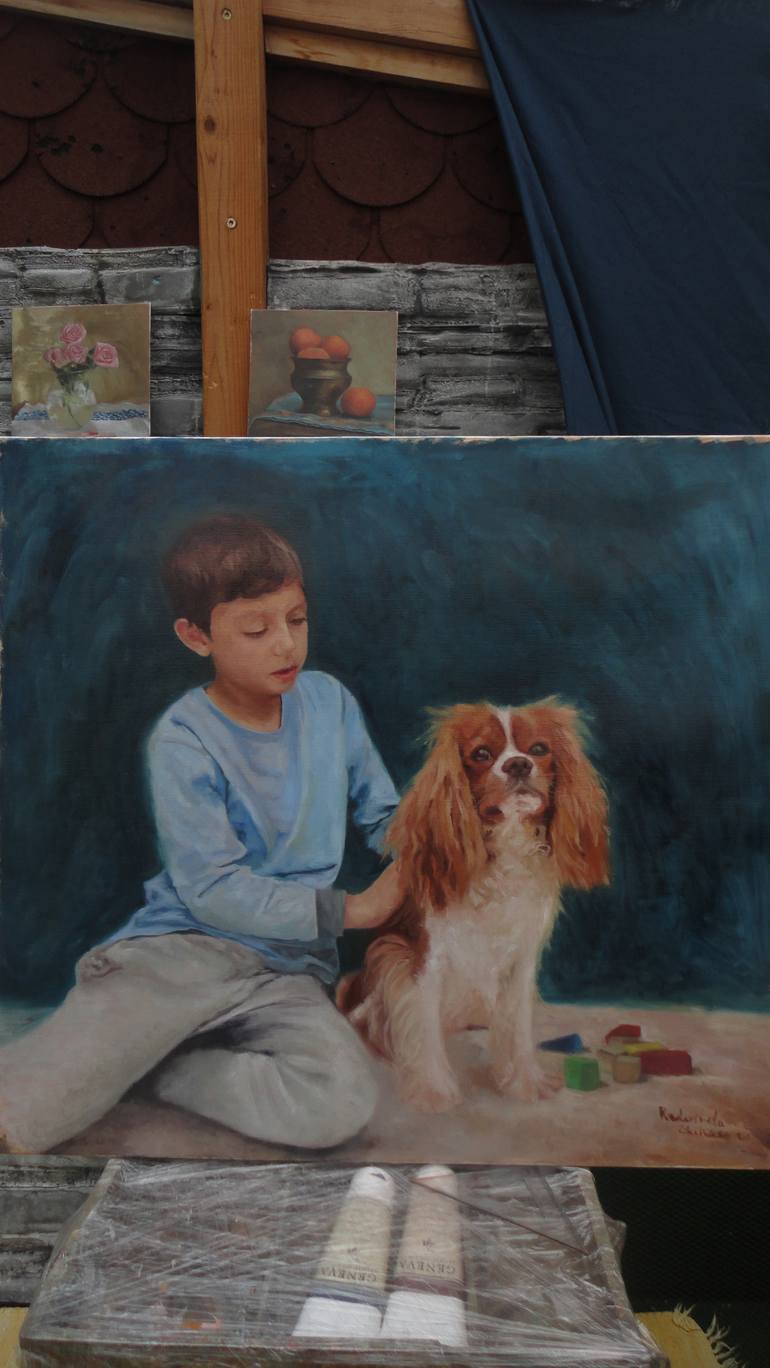 Original Figurative People Painting by Radosveta Zhelyazkova