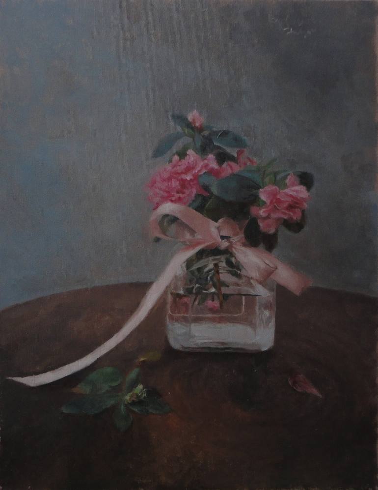 Original Floral Painting by Radosveta Zhelyazkova