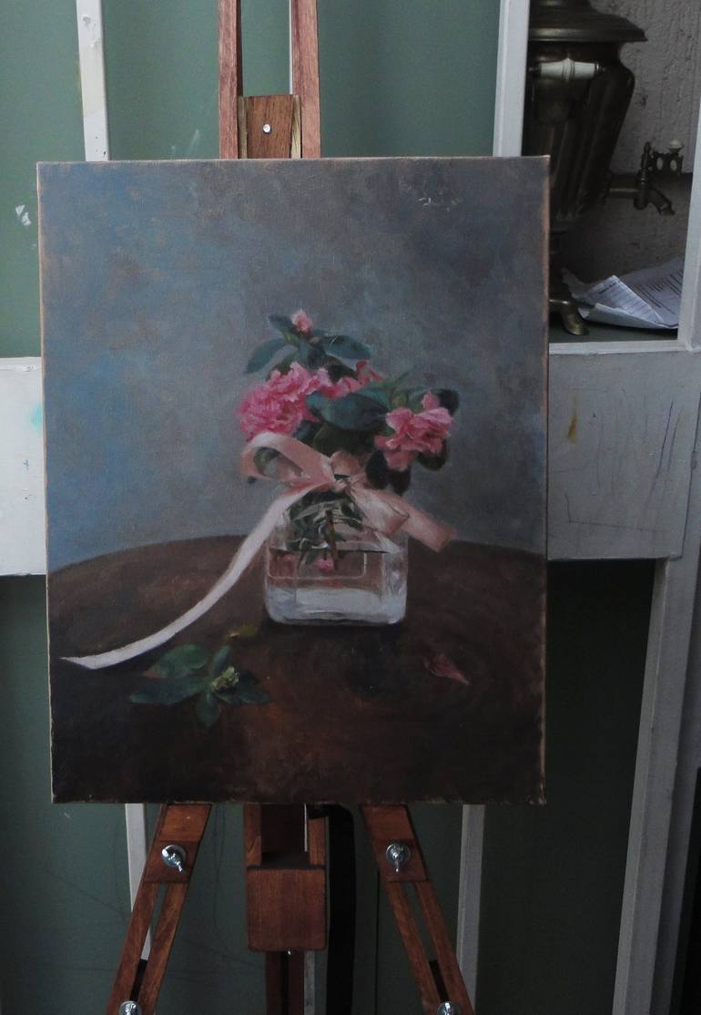 Original Floral Painting by Radosveta Zhelyazkova