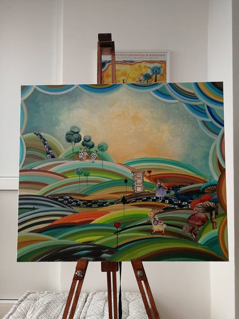 Original Minimalism Abstract Painting by Radosveta Zhelyazkova