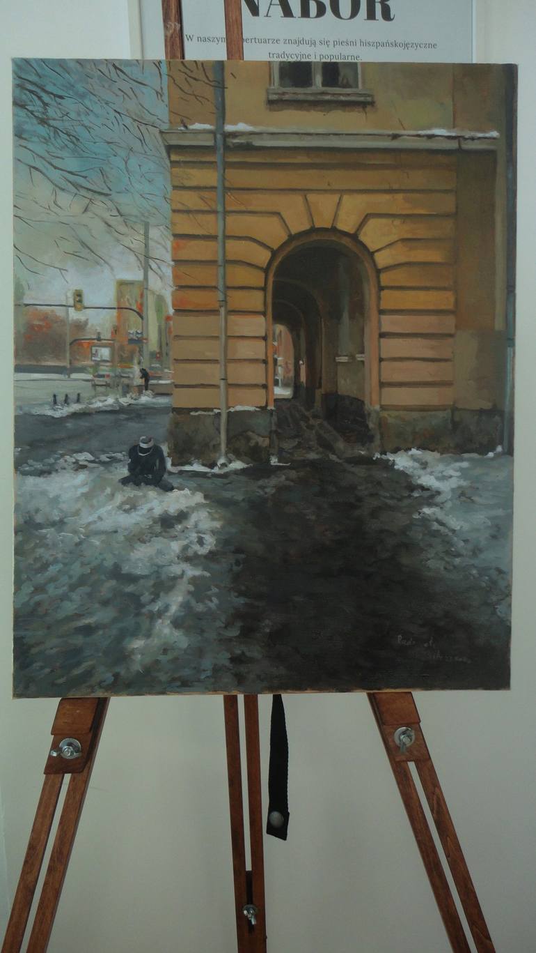 Original Fine Art Architecture Painting by Radosveta Zhelyazkova