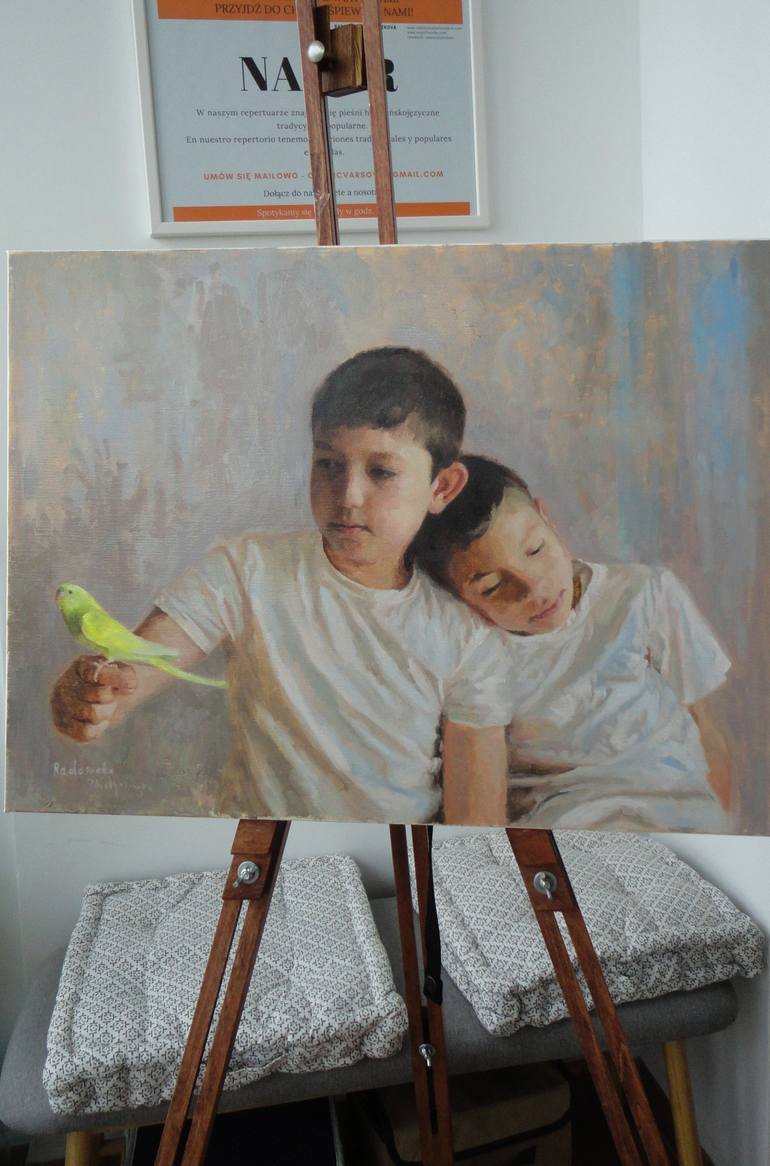 Original People Painting by Radosveta Zhelyazkova