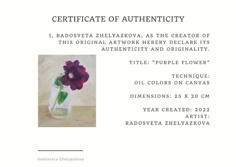 Original Contemporary Floral Painting by Radosveta Zhelyazkova