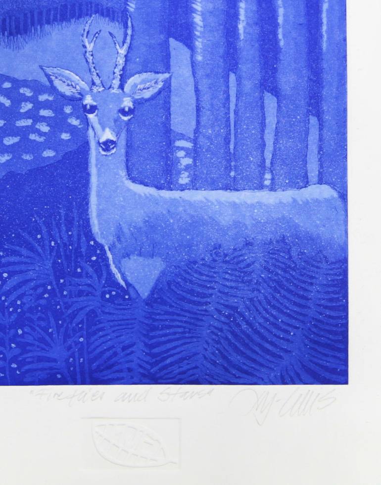 Original Figurative Animal Printmaking by Mariann Johansen-Ellis