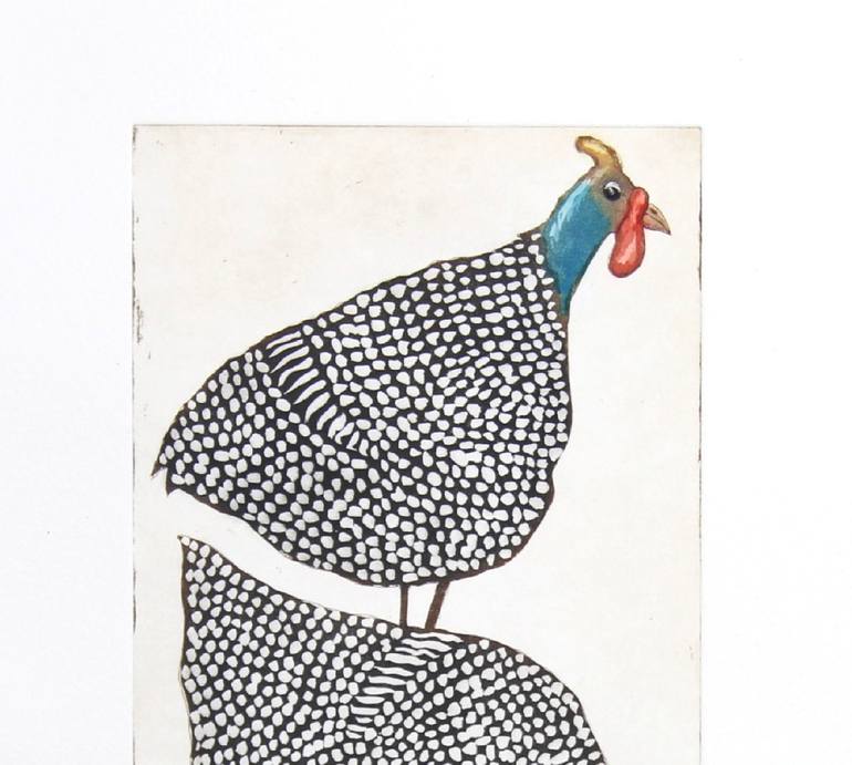 Original Figurative Animal Printmaking by Mariann Johansen-Ellis