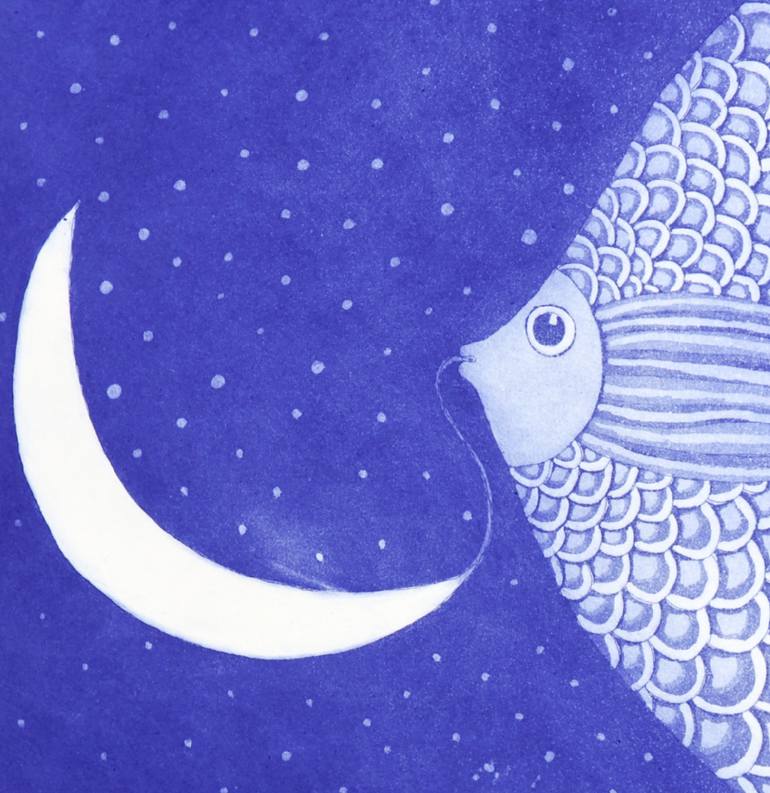 Original Figurative Animal Printmaking by Mariann Johansen-Ellis