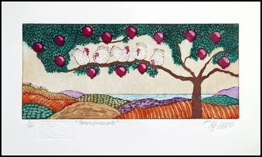 Pomegranate tree with Hens thumb