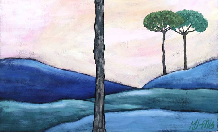 Original Contemporary Landscape Painting by Mariann Johansen-Ellis