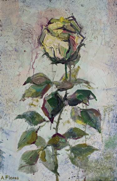 White rose. 43x63 cm thumb
