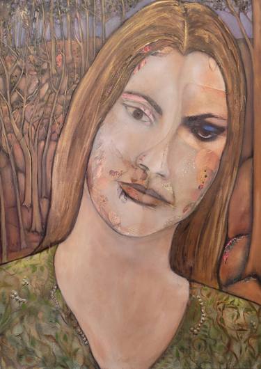 Print of Surrealism Women Mixed Media by Denise Adler