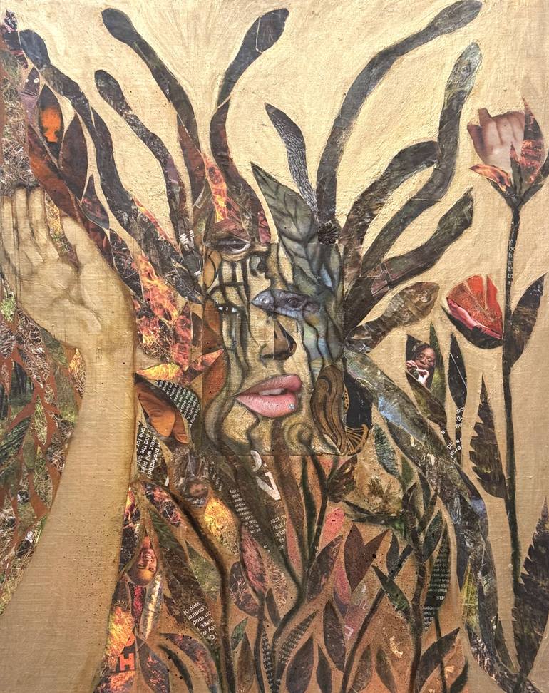 Original  Collage by denise adler