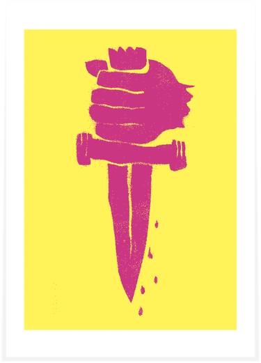 Dagger Screen Print Poster - Limited Edition 5 of 15 thumb