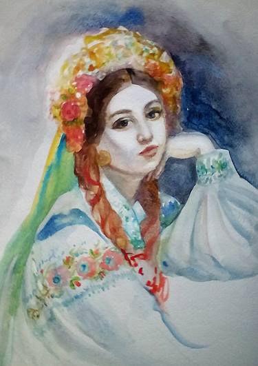 Original Portrait Paintings by Valeriia Temnenko