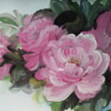 Original Floral Painting by Valeriia Temnenko