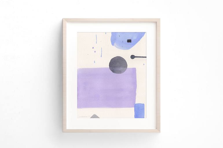 Original Abstract Painting by Little Blue Moon