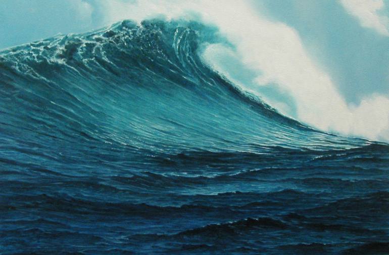 Jaws Painting by edna schonblum | Saatchi Art