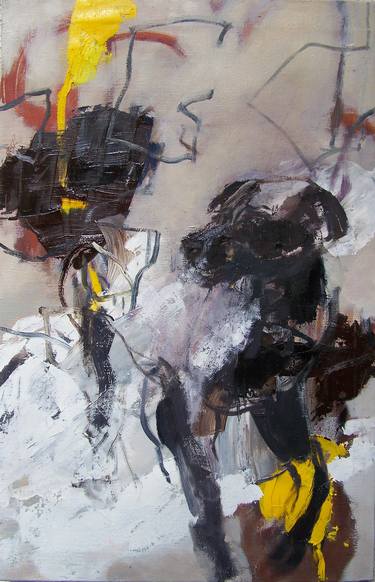 Print of Abstract Expressionism Dogs Paintings by B Clausnitzer
