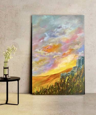 Original Abstract Landscape Paintings by Marja Brown