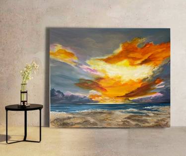 Original Abstract Seascape Paintings by Marja Brown