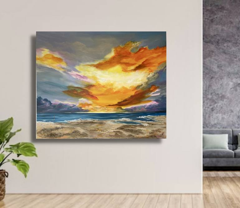 Original Contemporary Seascape Painting by Marja Brown