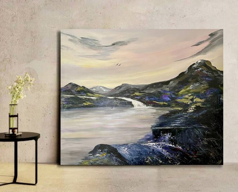 Original Abstract Landscape Painting by Marja Brown