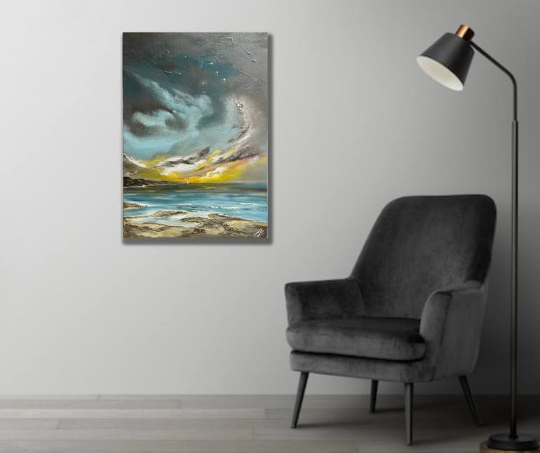 Original Contemporary Seascape Painting by Marja Brown