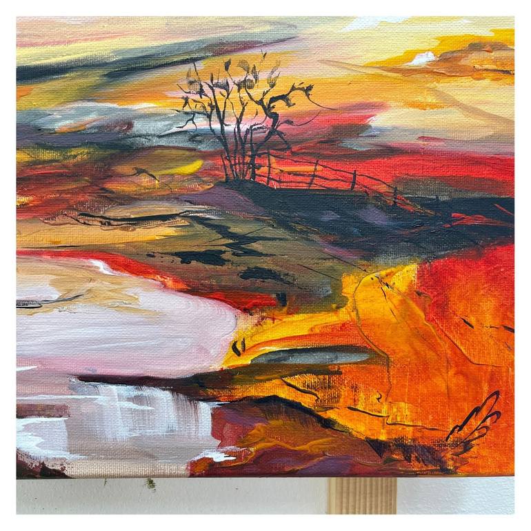 Original Abstract Landscape Painting by Marja Brown