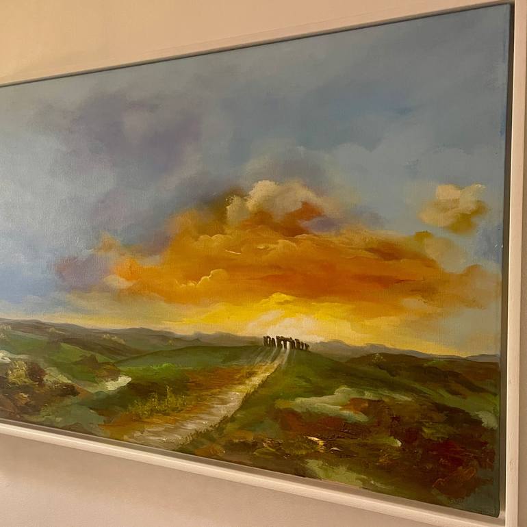 Original Painterly Abstraction Landscape Painting by Marja Brown