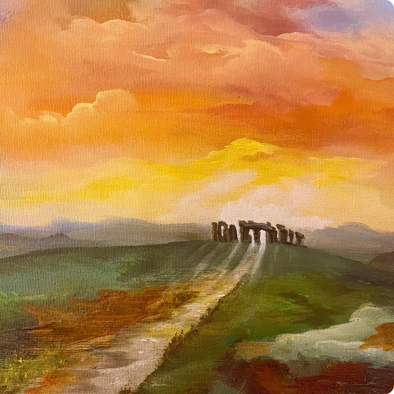 Original Painterly Abstraction Landscape Painting by Marja Brown