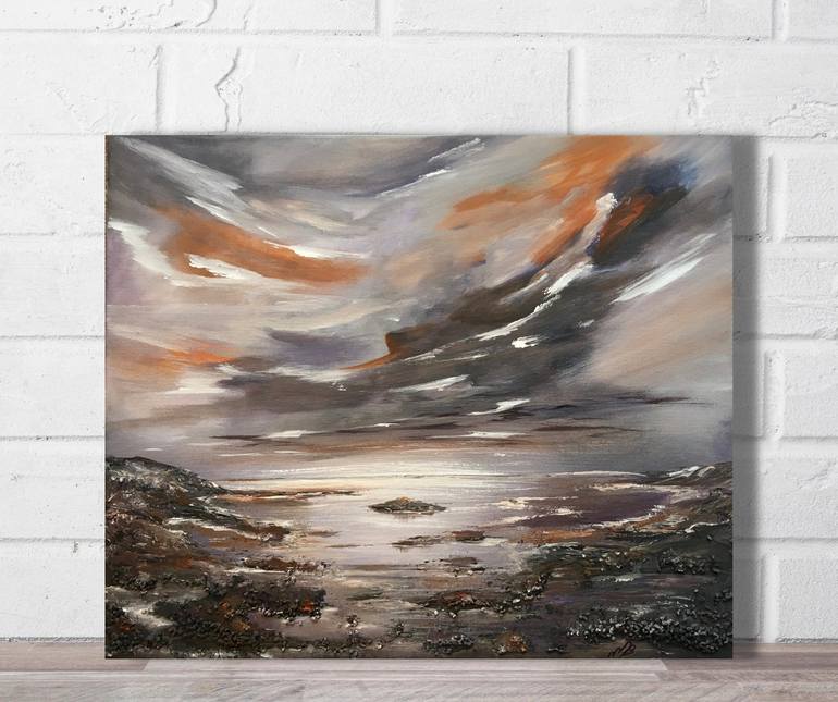 Original Abstract Seascape Painting by Marja Brown