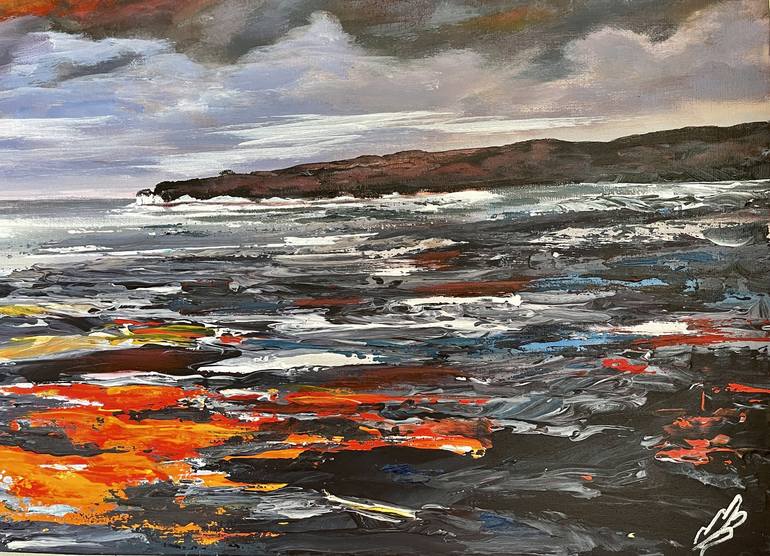 Original Seascape Painting by Marja Brown