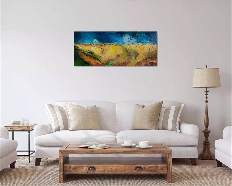 Original Impressionism Landscape Painting by Liubov Kuptsova