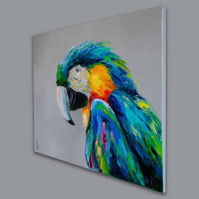 Original Realism Animal Painting by Liubov Kuptsova