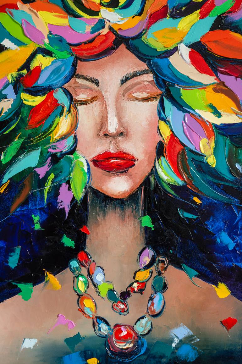 Original Figurative People Painting by Liubov Kuptsova