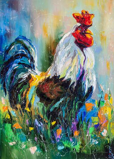 Original Impressionism Animal Paintings by Liubov Kuptsova