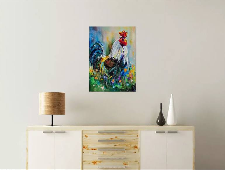 Original Impressionism Animal Painting by Liubov Kuptsova