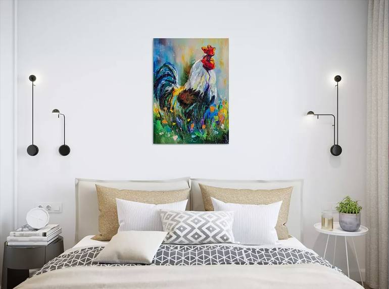 Original Impressionism Animal Painting by Liubov Kuptsova