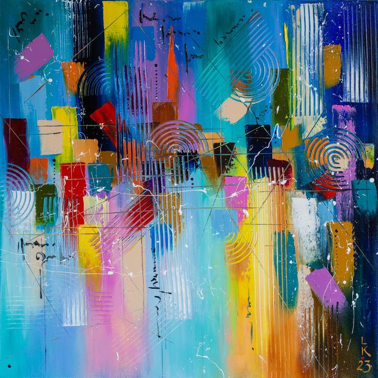 Original Abstract Paintings by Liubov Kuptsova