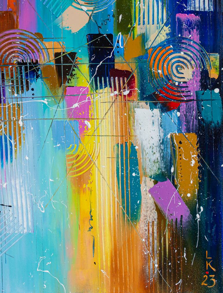 Original Abstract Painting by Liubov Kuptsova