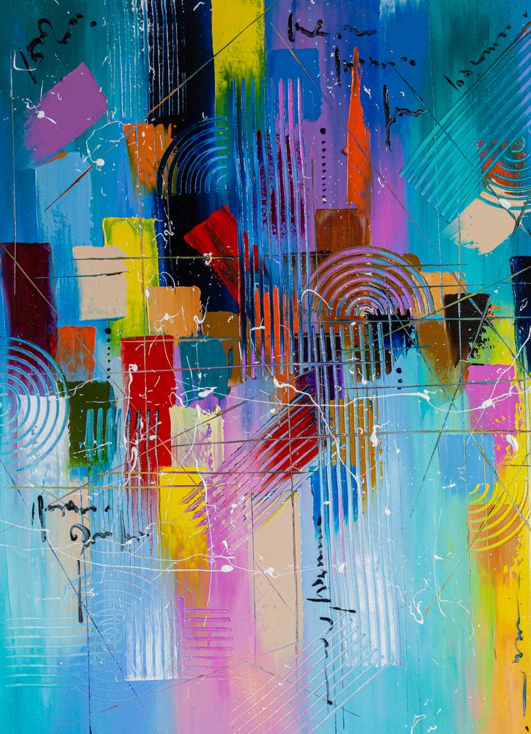 Original Abstract Painting by Liubov Kuptsova