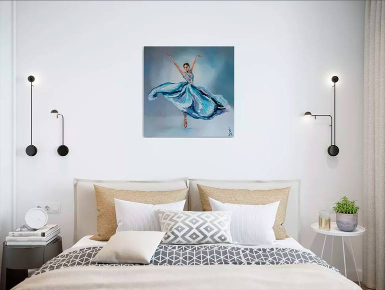 Original Impressionism People Painting by Liubov Kuptsova