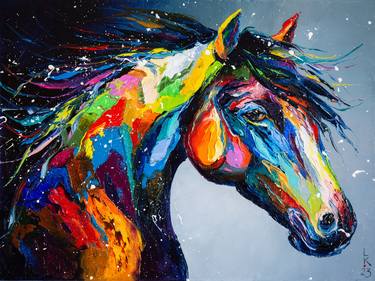 Original Horse Paintings by Liubov Kuptsova