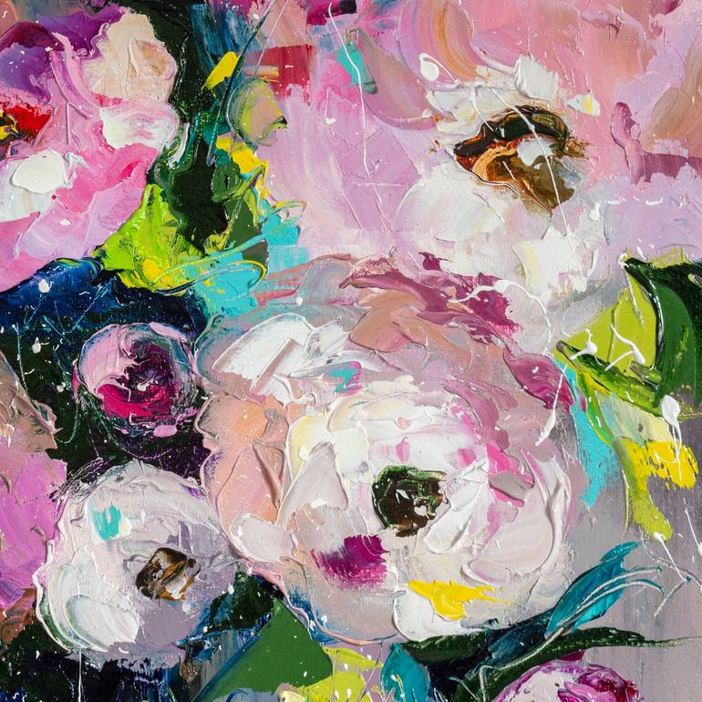 Original Floral Painting by Liubov Kuptsova