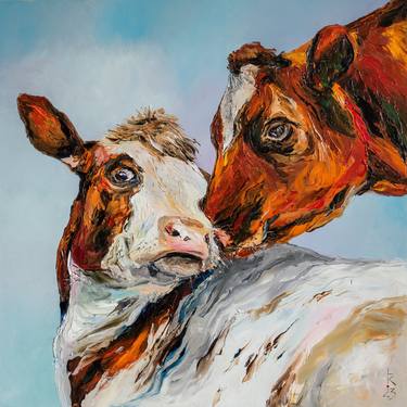 Print of Impressionism Animal Paintings by Liubov Kuptsova