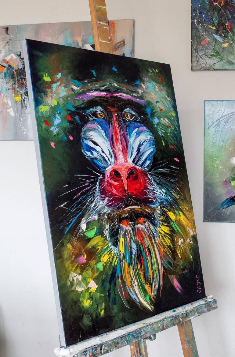 Original Animal Painting by Liubov Kuptsova