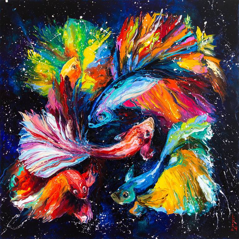 Print of Impressionism Animal Paintings by Liubov Kuptsova