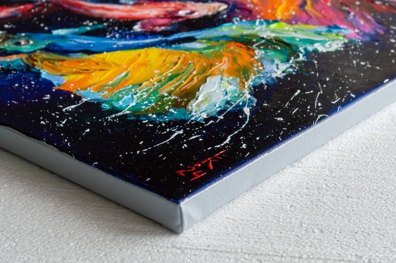 Original Impressionism Animal Painting by Liubov Kuptsova